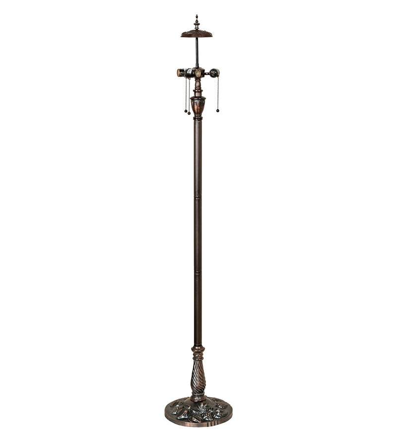 Meyda Tiffany 166611 Three Light Floor Base, Mahogany Bronze