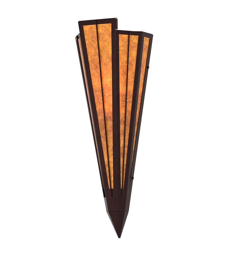 Meyda Tiffany 255618 One Light Wall Sconce, Mahogany Bronze