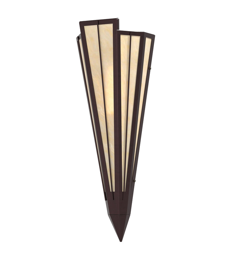 Meyda Tiffany 255626 One Light Wall Sconce, Mahogany Bronze