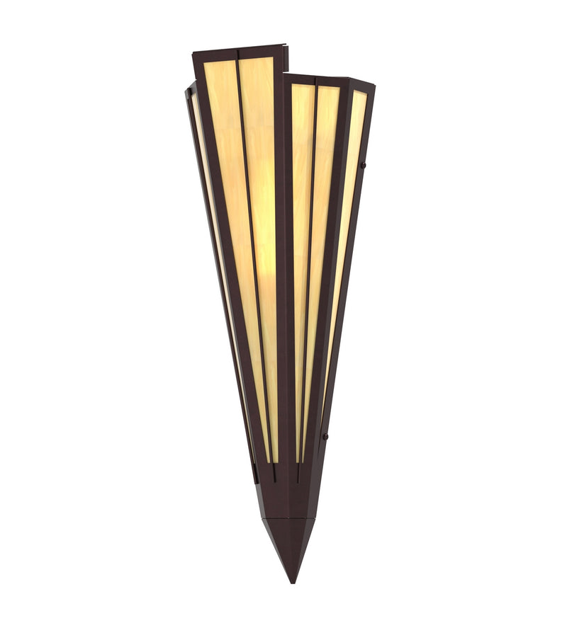Meyda Tiffany 255628 One Light Wall Sconce, Mahogany Bronze