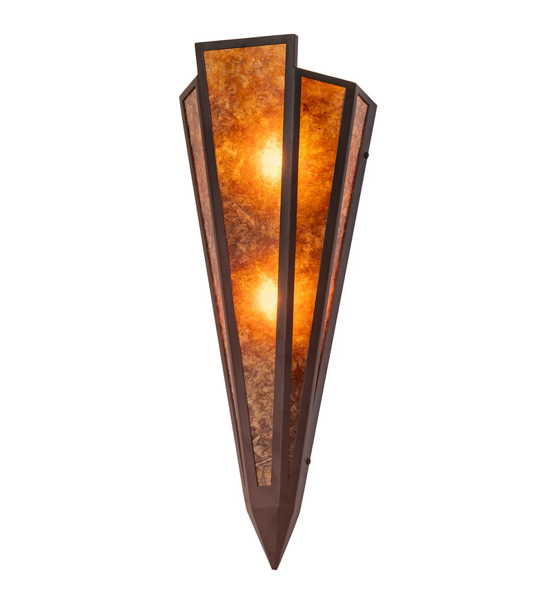 Meyda Tiffany 255723 Two Light Wall Sconce, Oil Rubbed Bronze