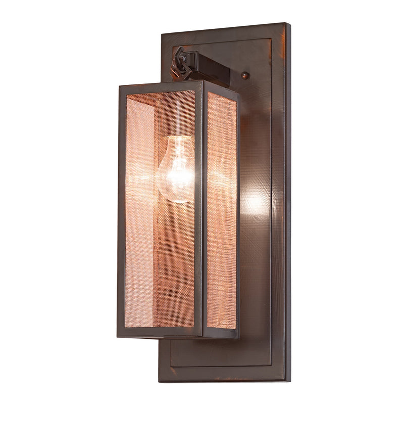 Meyda Tiffany 282601 One Light Wall Sconce, Old Copper Pot