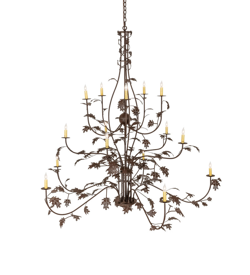 Meyda Tiffany 284696 15 Light Chandelier, Cafe Noir