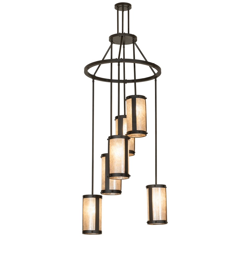 Meyda Tiffany 285211 Six Light Chandelier, Oil Rubbed Bronze