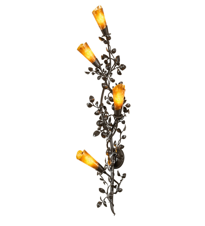 Meyda Tiffany 286211 Four Light Wall Sconce, Timeless Bronze