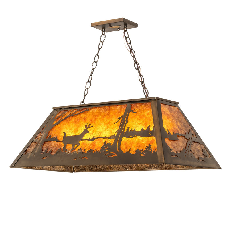 Meyda Tiffany 35748 Six Light Pendant, Antique Copper