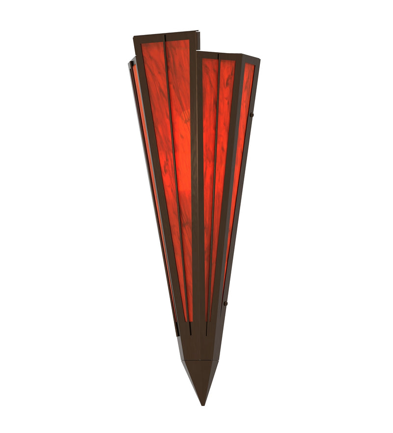 Meyda Tiffany 255609 One Light Wall Sconce, Oil Rubbed Bronze