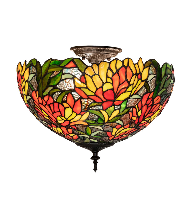 Meyda Tiffany 288100 Three Light Flushmount