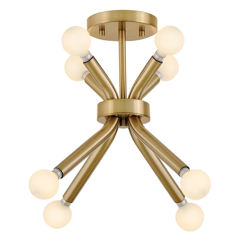 Lark 83853LCB LED Pendant, Lacquered Brass