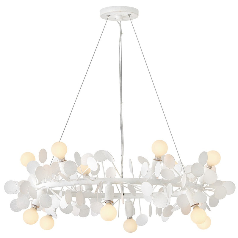 Lark 84406TXP LED Chandelier, Textured Plaster