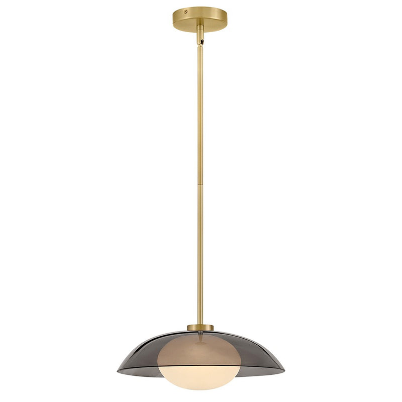Lark 84447LCB LED Pendant, Lacquered Brass
