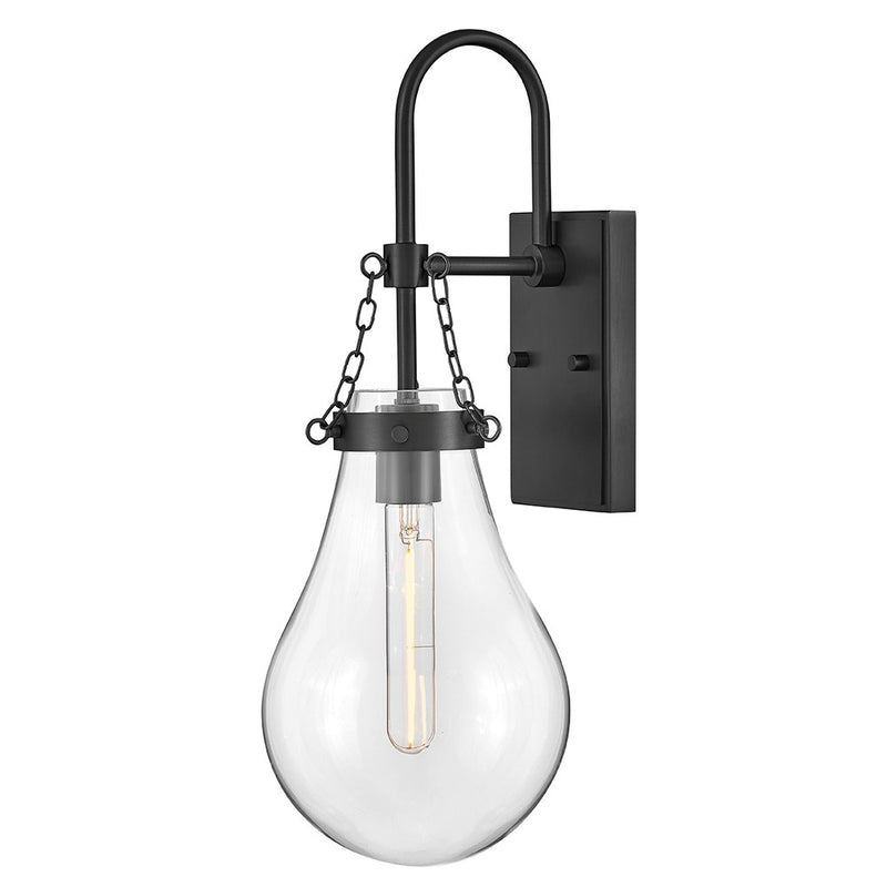 Hinkley 46050BK LED Wall Sconce, Black