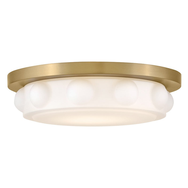 Hinkley 47601LCB LED Flush Mount, Lacquered Brass