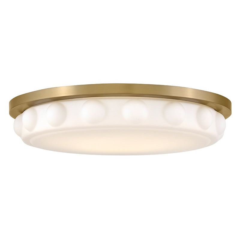 Hinkley 47603LCB LED Flush Mount, Lacquered Brass