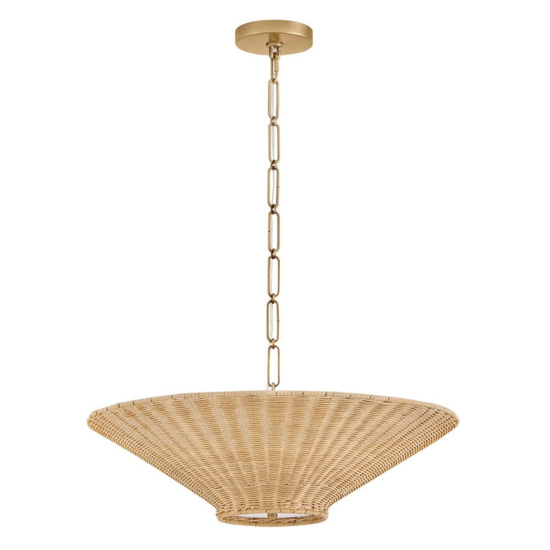Hinkley 48457HB LED Chandelier, Heritage Brass