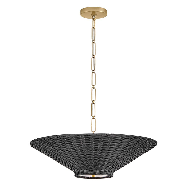 Hinkley 48457LCB LED Chandelier, Lacquered Brass