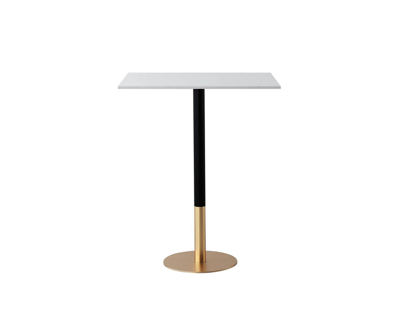 Elegant Lighting AF11R2832WH Pub Table, White and Gold