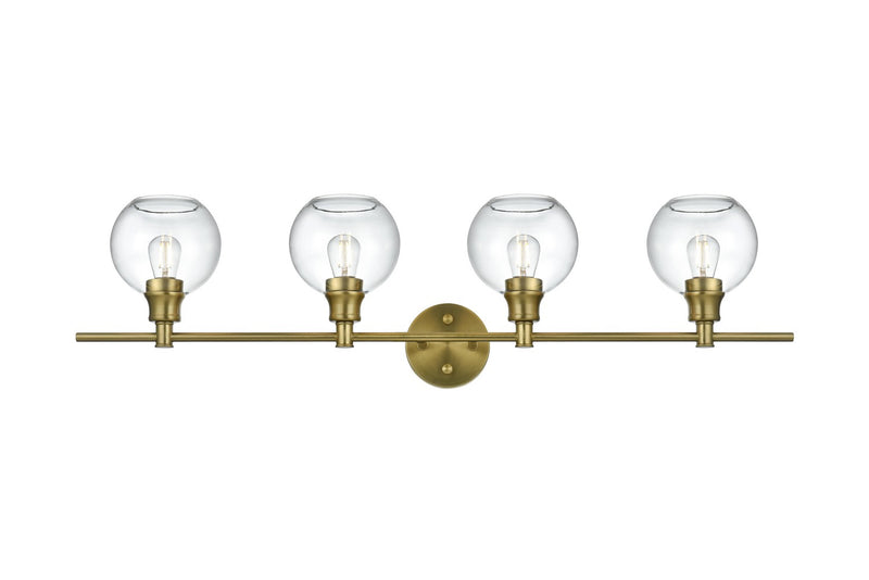 Elegant Lighting LD2322SG Four Light Wall Sconce, Satin Gold