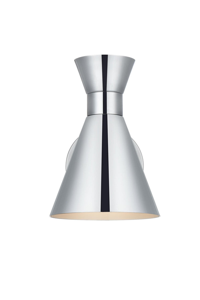 Elegant Lighting LD2353C One Light Wall Sconce, Chrome