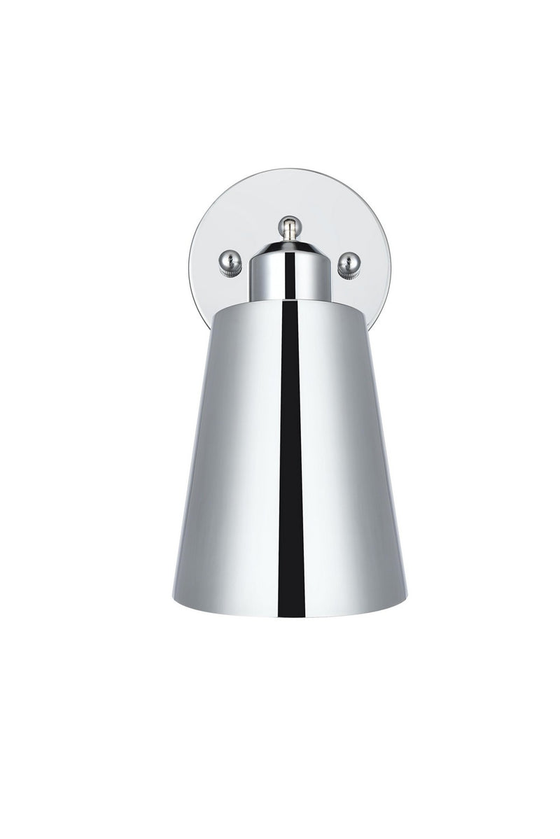 Elegant Lighting LD2354C One Light Wall Sconce, Chrome