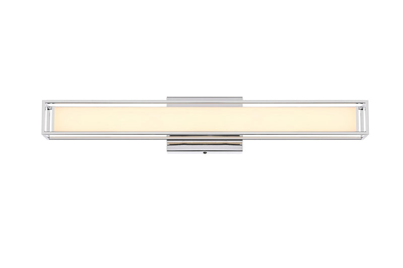 Elegant Lighting LD301W24C LED Wall Sconce, Chrome