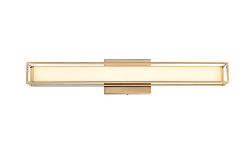 Elegant Lighting LD301W24SG LED Wall Sconce, Satin Gold