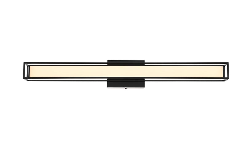 Elegant Lighting LD301W31BK LED Wall Sconce, Black