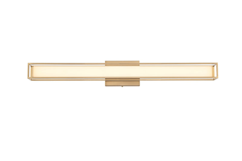 Elegant Lighting LD301W31SG LED Wall Sconce, Satin Gold