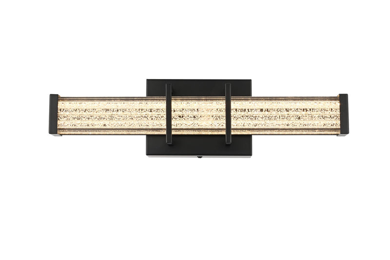 Elegant Lighting LD302W16BK LED Wall Sconce, Black