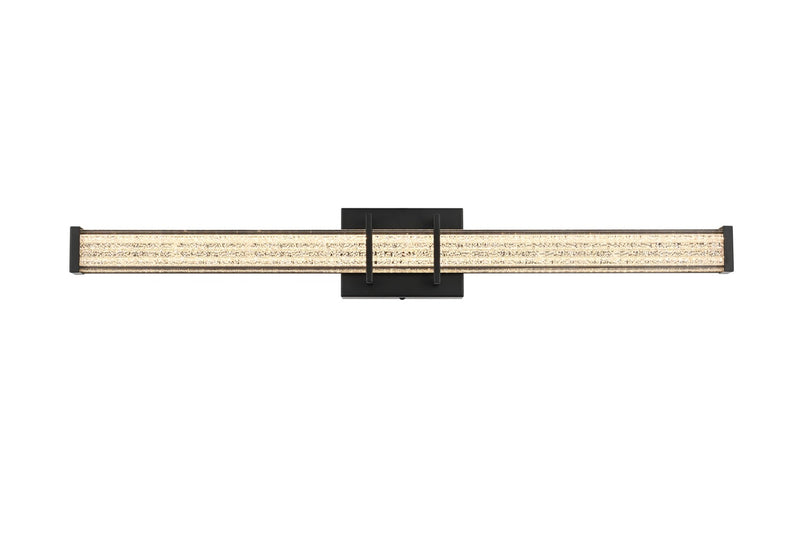Elegant Lighting LD302W31BK LED Wall Sconce, Black