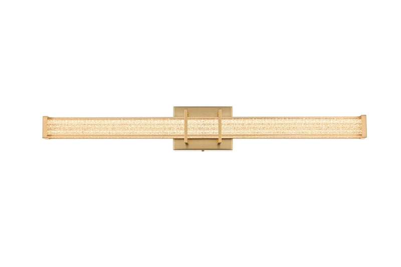 Elegant Lighting LD302W31SG LED Wall Sconce, Satin Gold