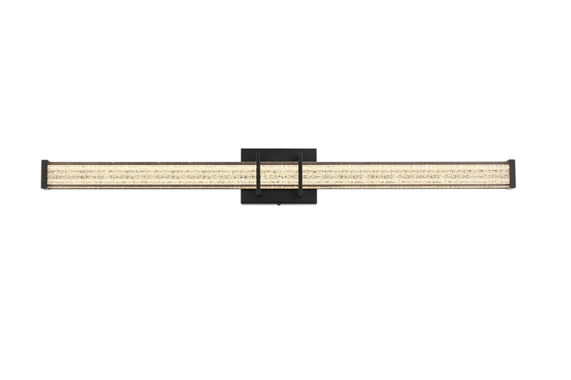 Elegant Lighting LD302W36BK LED Wall Sconce, Black