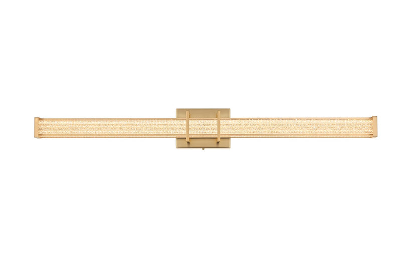 Elegant Lighting LD302W36SG LED Wall Sconce, Satin Gold