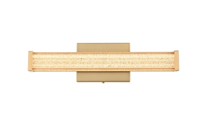 Elegant Lighting LD303W16SG LED Wall Sconce, Satin Gold