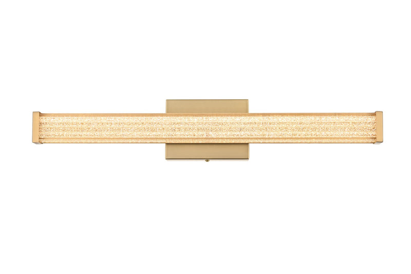 Elegant Lighting LD303W24SG LED Wall Sconce, Satin Gold