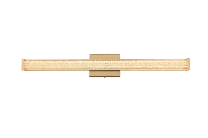 Elegant Lighting LD303W31SG LED Wall Sconce, Satin Gold