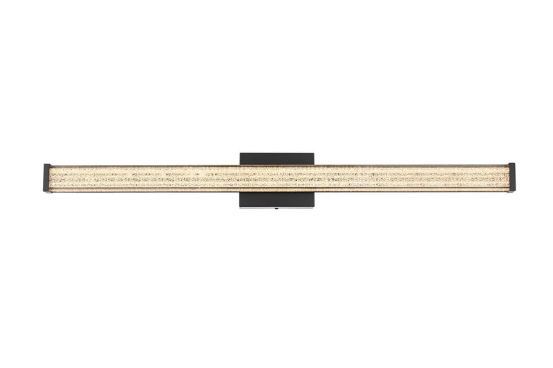 Elegant Lighting LD303W36BK LED Wall Sconce, Black