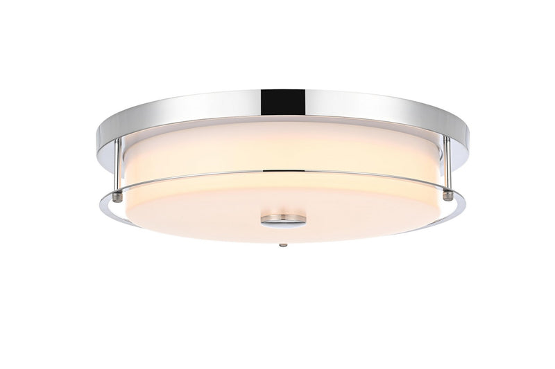 Elegant Lighting LD304F16C LED Flush Mount, Chrome