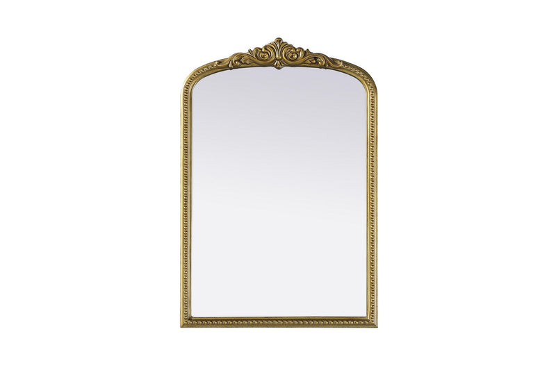 Elegant Lighting MR7F2436AB Mirror, Antique Brass