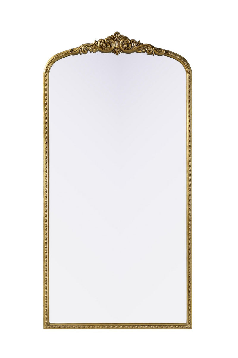 Elegant Lighting MR7F3672AB Mirror, Antique Brass