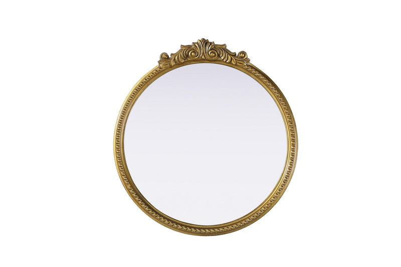 Elegant Lighting MR7G24AB Mirror, Antique Brass