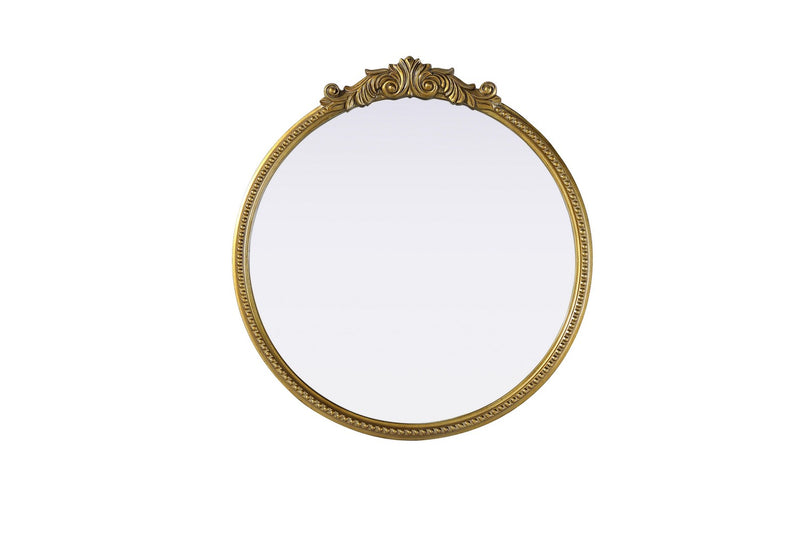 Elegant Lighting MR7G30AB Mirror, Antique Brass