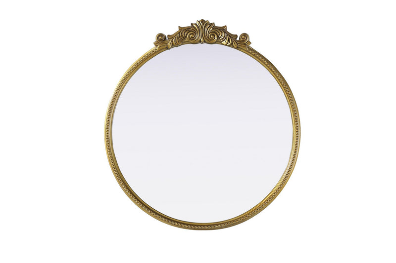 Elegant Lighting MR7G36AB Mirror, Antique Brass