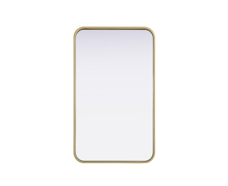 Elegant Lighting MR8A1830BRA Mirror, Brass