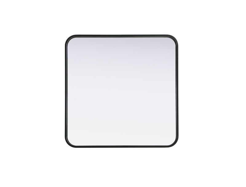 Elegant Lighting MR8A2424BLK Mirror, Black