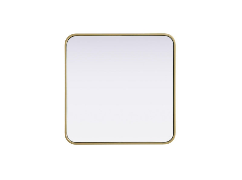 Elegant Lighting MR8A2424BRA Mirror, Brass