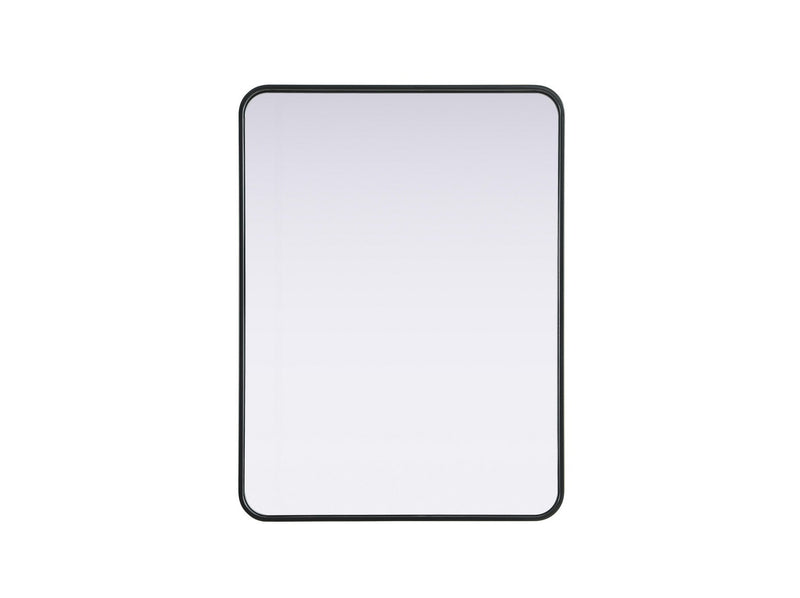 Elegant Lighting MR8A2432BLK Mirror, Black