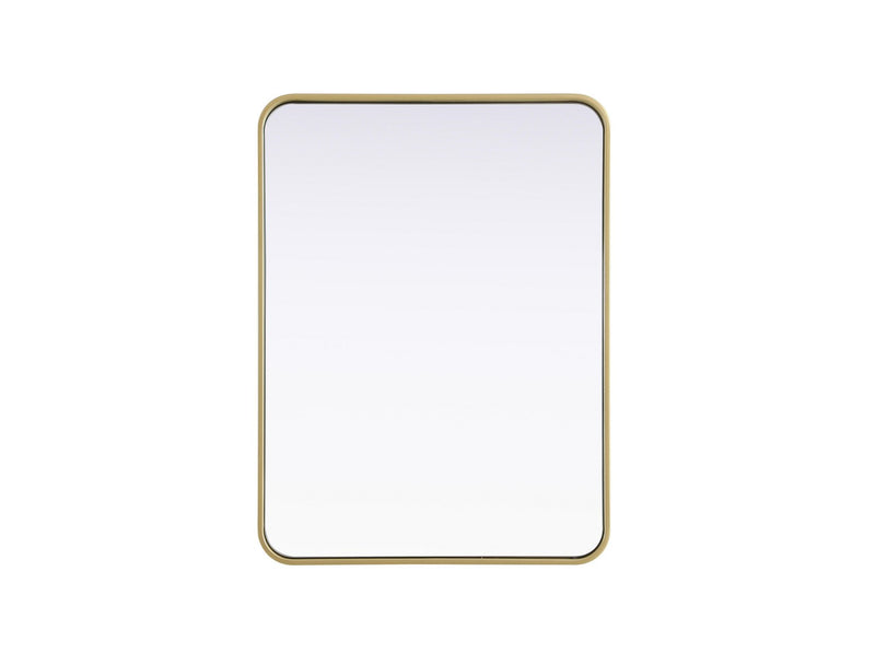 Elegant Lighting MR8A2432BRA Mirror, Brass