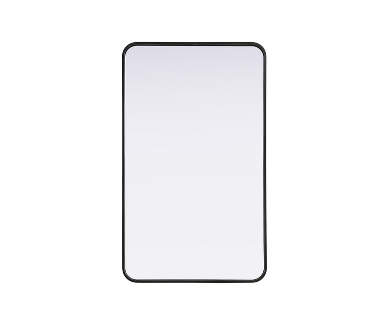 Elegant Lighting MR8A2440BLK Mirror, Black