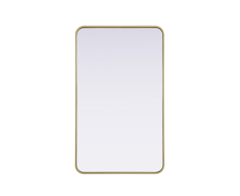 Elegant Lighting MR8A2440BRA Mirror, Brass